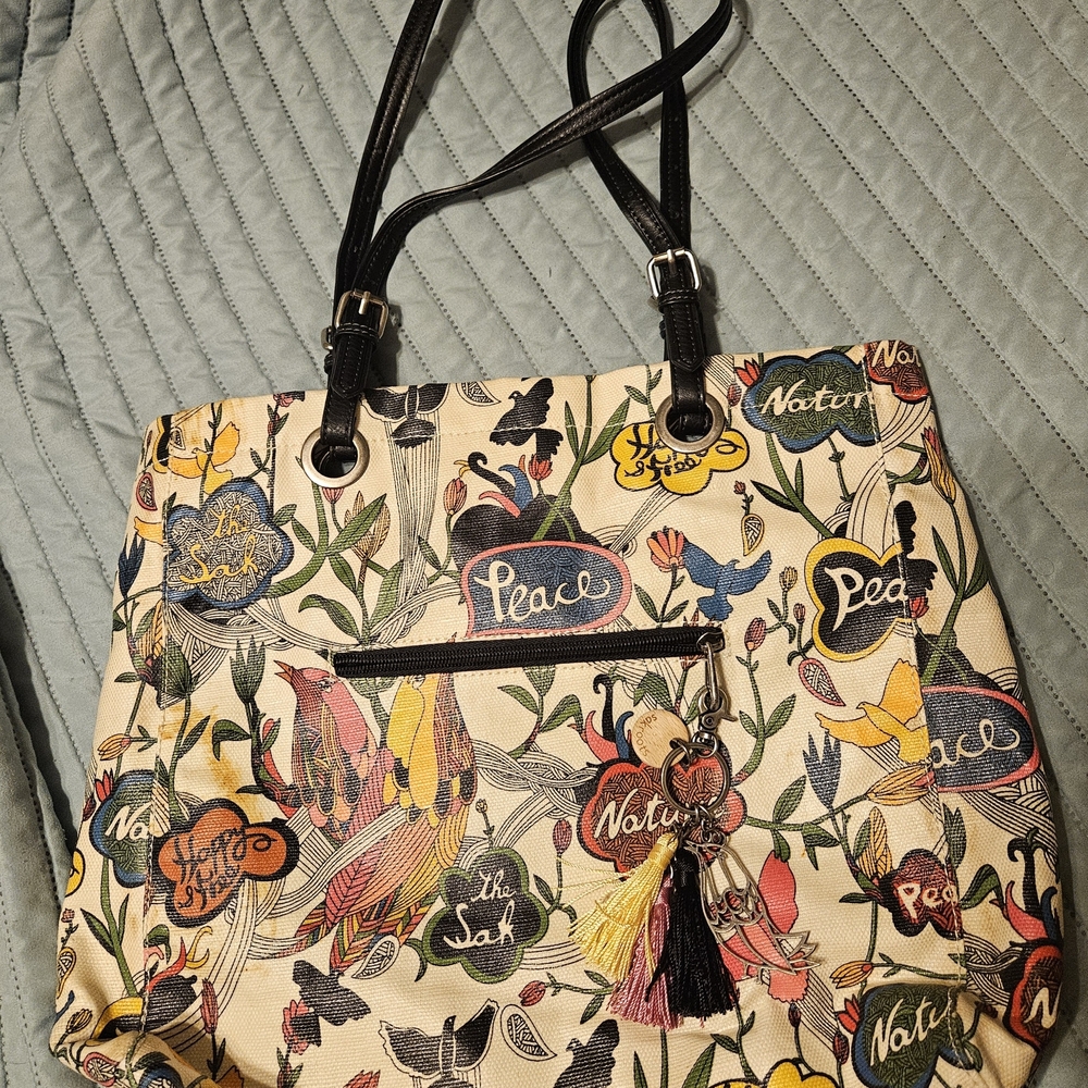 Sakroots Multicolor Nature Print Tote